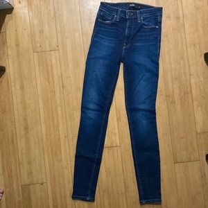 Hudson super skinny blue jeans